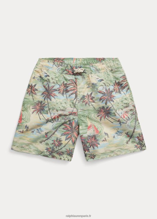 maillot de bain voyageur 46T60T6156 enfants Ralph Lauren bazar de plage hawaïen