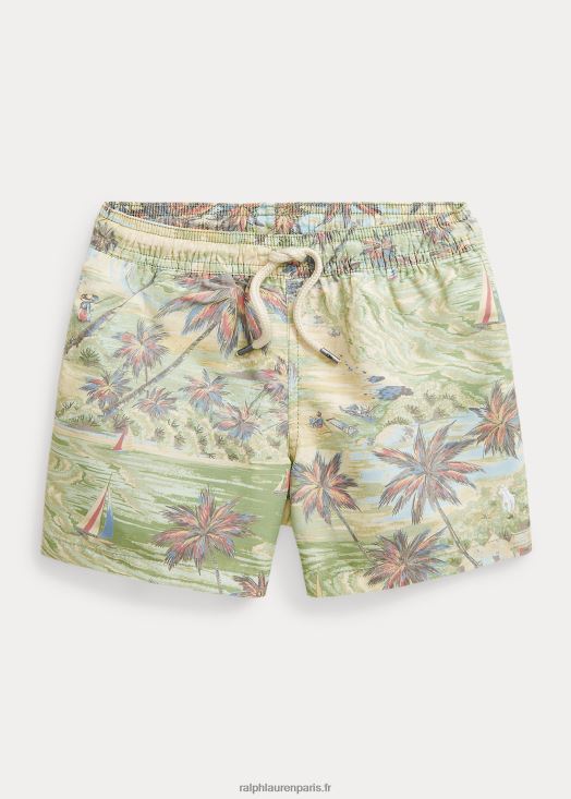 maillot de bain voyageur 46T60T9796 enfants Ralph Lauren bazar de plage hawaïen