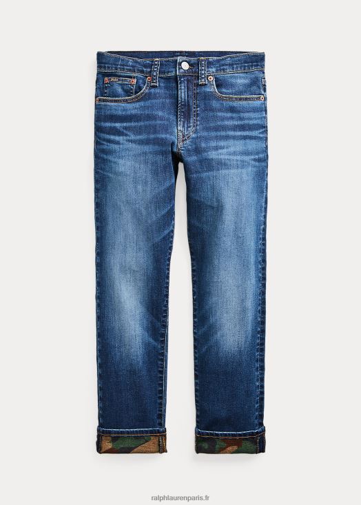 jean slim stretch sullivan 46T60T6582 enfants Ralph Lauren lavage en bois