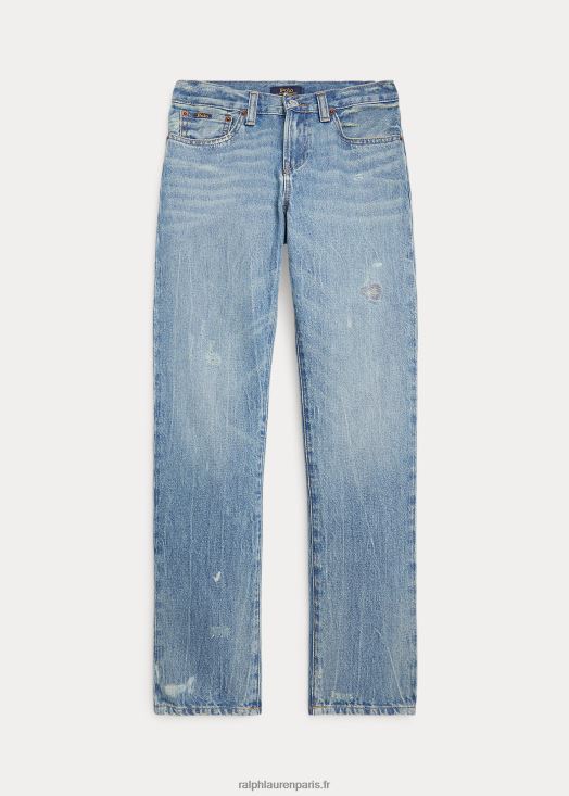 jean slim usé sullivan 46T60T9924 enfants Ralph Lauren lavage de jones