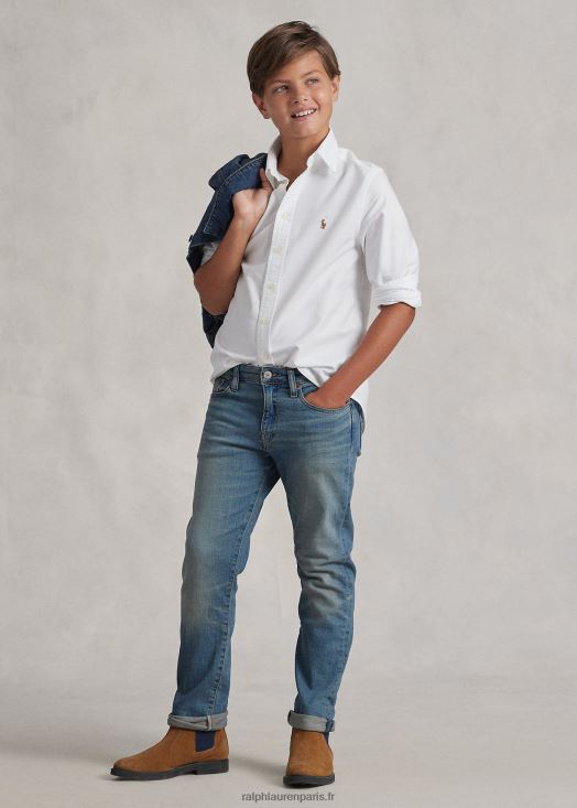 jean stretch droit hampton 46T60T6069 enfants Ralph Lauren lavage mott extensible