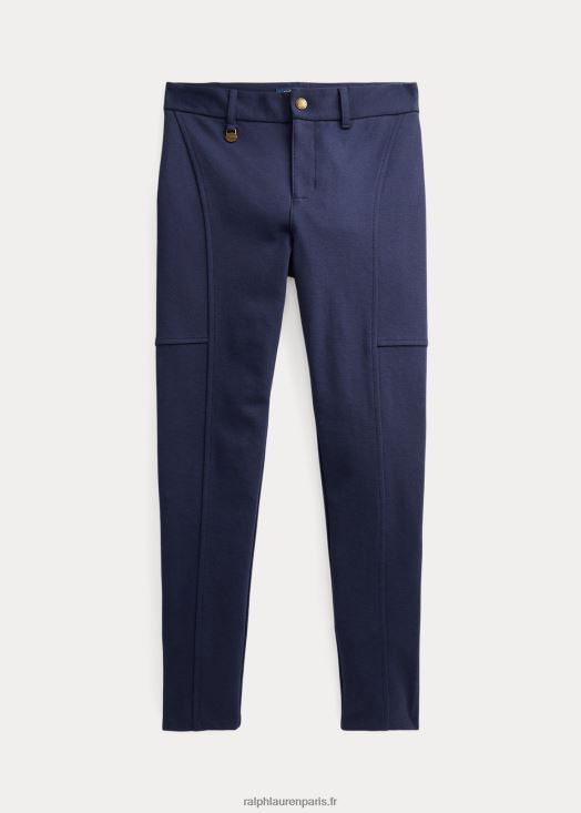 legging en coton mélangé stretch 46T60T7210 enfants Ralph Lauren marine de newport