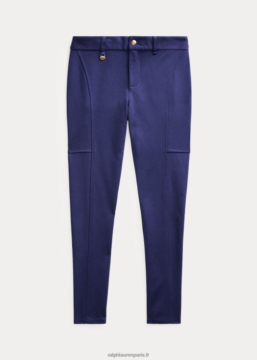 legging en coton mélangé stretch 46T60T7211 enfants Ralph Lauren marine raffinée
