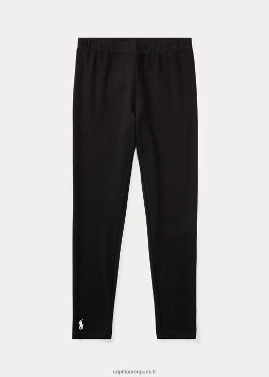 legging en jersey de coton stretch 46T60T7038 enfants Ralph Lauren noir