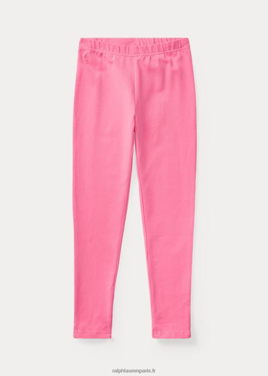 legging en jersey à nœud dans le dos 46T60T7639 enfants Ralph Lauren rose baja