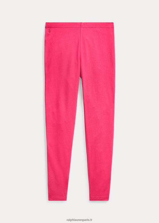 legging en jersey à nœud dans le dos 46T60T7640 enfants Ralph Lauren rose sport