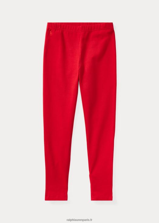 legging en jersey à nœud dans le dos 46T60T7642 enfants Ralph Lauren avenue du parc rouge