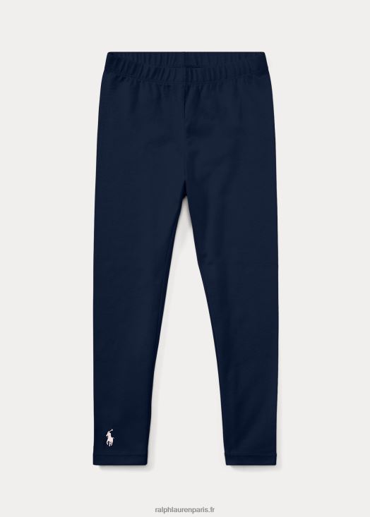 legging en jersey stretch 46T60T6934 enfants Ralph Lauren marine raffinée