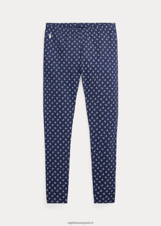 legging en jersey stretch à fleurs 46T60T7579 enfants Ralph Lauren lillie bud imprimé emballé
