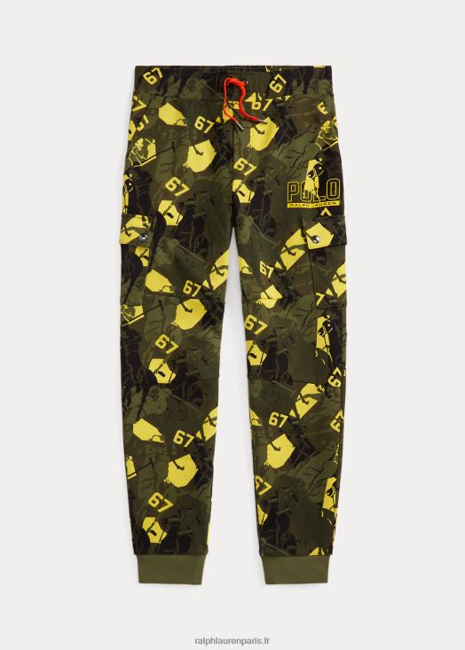 pantalon de jogging cargo à logo 46T60T9829 enfants Ralph Lauren camouflage sommet