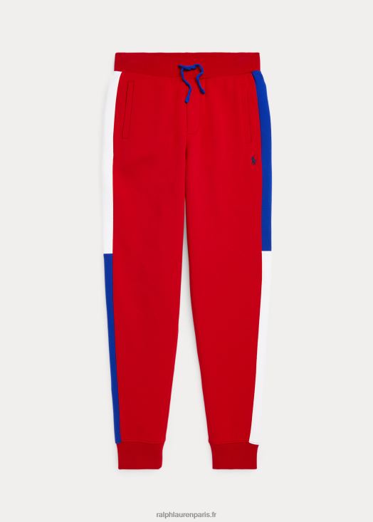 pantalon de jogging à double maille 46T60T6129 enfants Ralph Lauren multi rouge rl2000