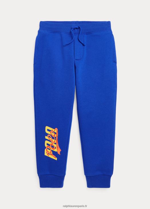 pantalon de jogging en molleton à logo 46T60T6522 enfants Ralph Lauren étoile saphir