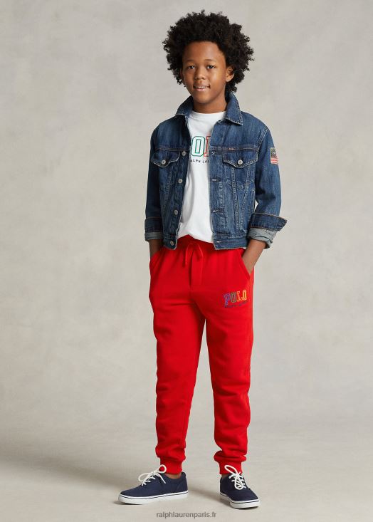 pantalon de jogging en molleton à logo 46T60T6564 enfants Ralph Lauren rl 200 rouge