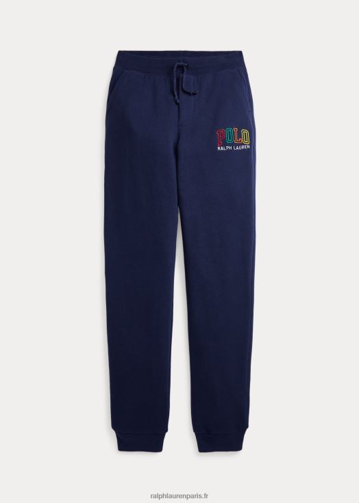 pantalon de jogging en molleton à logo 46T60T6565 enfants Ralph Lauren marine de croisière