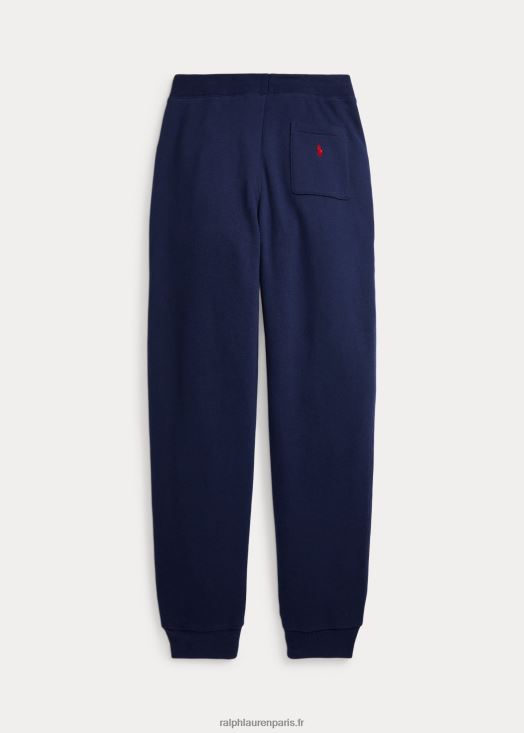 pantalon de jogging en molleton à logo 46T60T6565 enfants Ralph Lauren marine de croisière