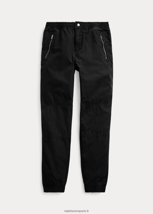 pantalon de jogging en popeline de coton 46T60T6048 enfants Ralph Lauren noir