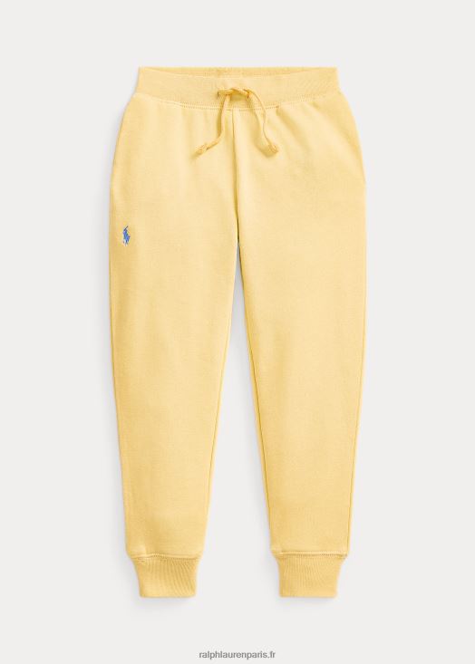 pantalon de jogging en tissu éponge spa 46T60T7391 enfants Ralph Lauren maïs jaune