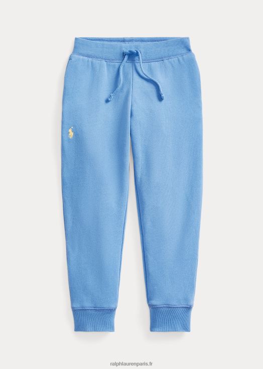 pantalon de jogging en tissu éponge spa 46T60T7392 enfants Ralph Lauren bleu de l'île du port