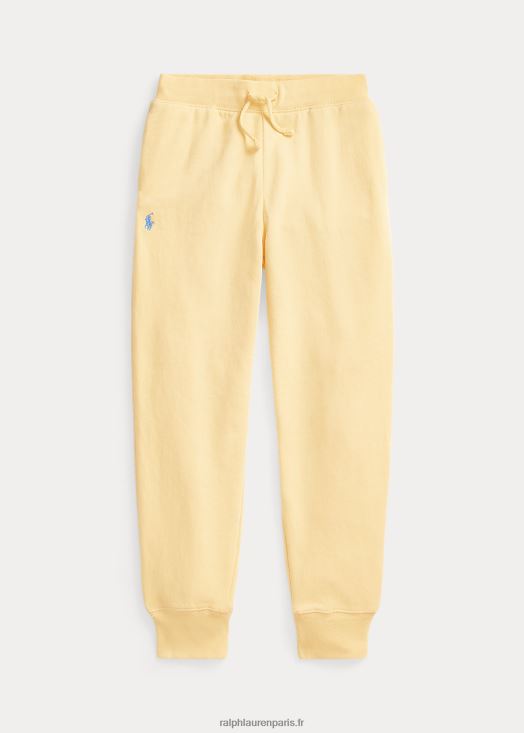 pantalon de jogging en tissu éponge spa 46T60T7556 enfants Ralph Lauren maïs jaune