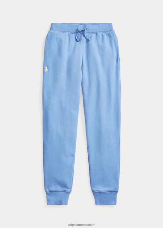 pantalon de jogging en tissu éponge spa 46T60T7557 enfants Ralph Lauren bleu de l'île du port