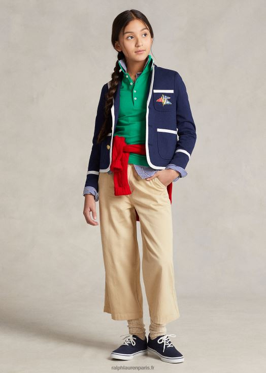 pantalon large en sergé de coton 46T60T7493 enfants Ralph Lauren crème de suif - Cliquez sur l'image pour la fermer