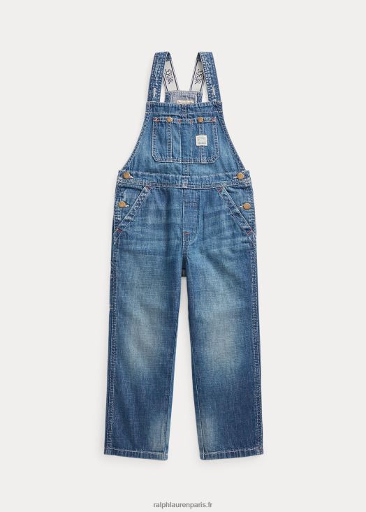 salopette en denim de coton 46T60T5822 enfants Ralph Lauren lavage merrill