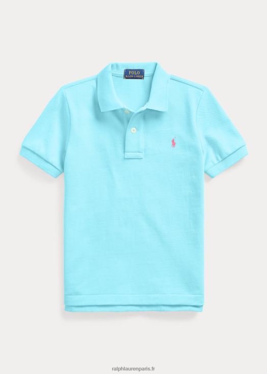 le polo iconique en maille 46T60T5679 enfants Ralph Lauren nova turquoise - Cliquez sur l'image pour la fermer