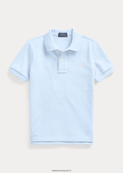 le polo iconique en maille 46T60T5680 enfants Ralph Lauren bureau bleu