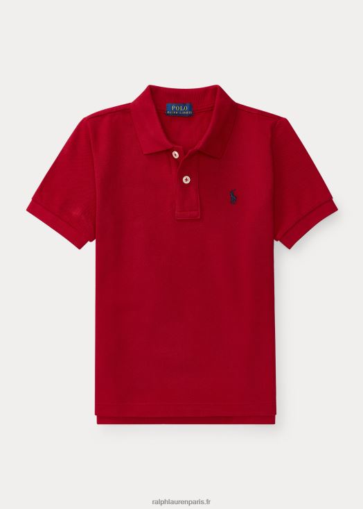 le polo iconique en maille 46T60T5684 enfants Ralph Lauren rl2000 rouge