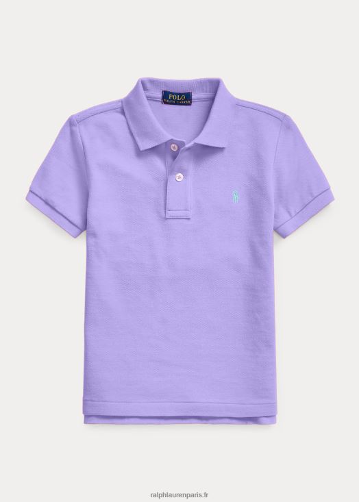 le polo iconique en maille 46T60T5688 enfants Ralph Lauren cactus violet