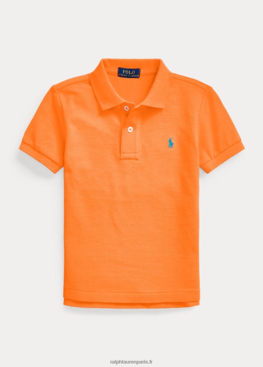 le polo iconique en maille 46T60T5698 enfants Ralph Lauren station orange