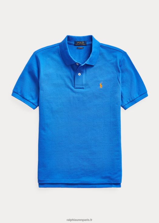le polo iconique en maille 46T60T6025 enfants Ralph Lauren nouveau bleu iris