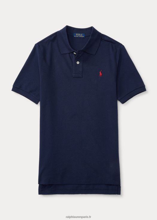 le polo iconique en maille 46T60T6027 enfants Ralph Lauren marine raffinée