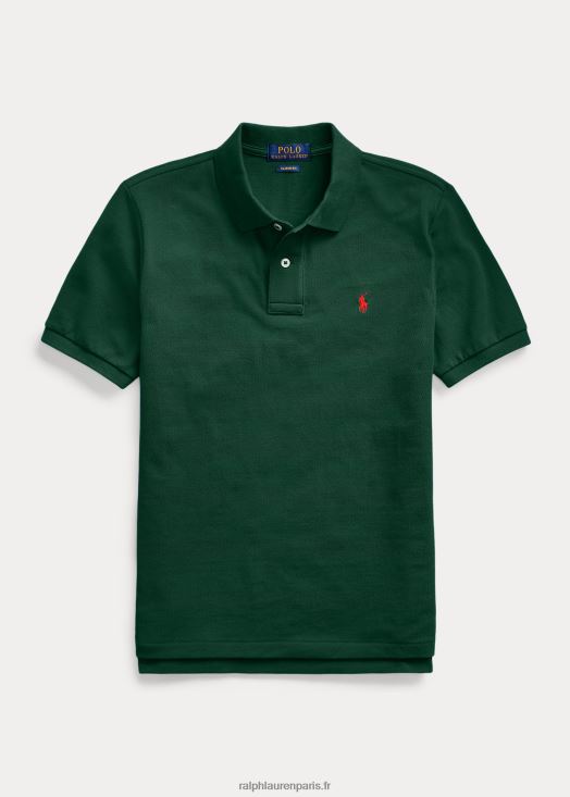 le polo iconique en maille 46T60T6030 enfants Ralph Lauren collège vert