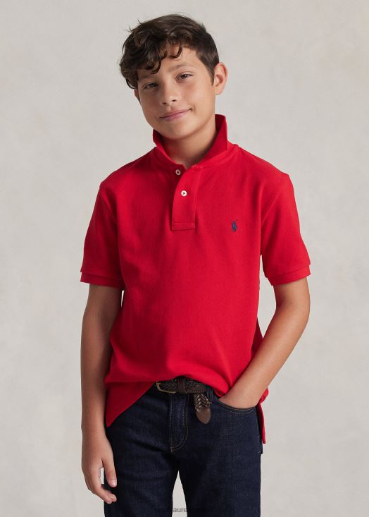le polo iconique en maille 46T60T6035 enfants Ralph Lauren rl 2000 rouge