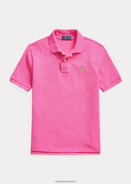 le polo iconique en maille 46T60T6037 enfants Ralph Lauren dalia rose