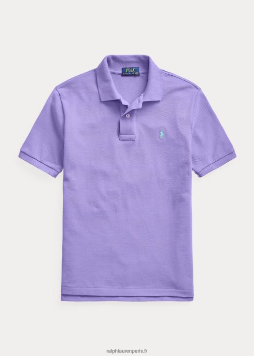 le polo iconique en maille 46T60T6038 enfants Ralph Lauren cactus violet