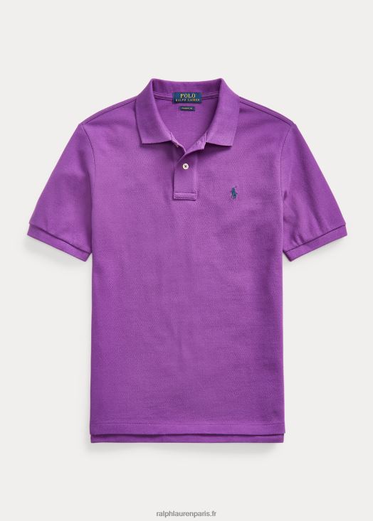 le polo iconique en maille 46T60T6039 enfants Ralph Lauren paloma violet