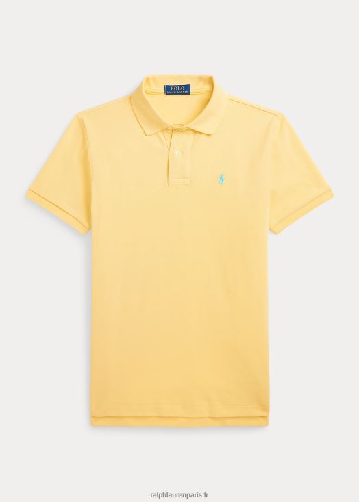 le polo iconique en maille 46T60T6042 enfants Ralph Lauren maïs jaune