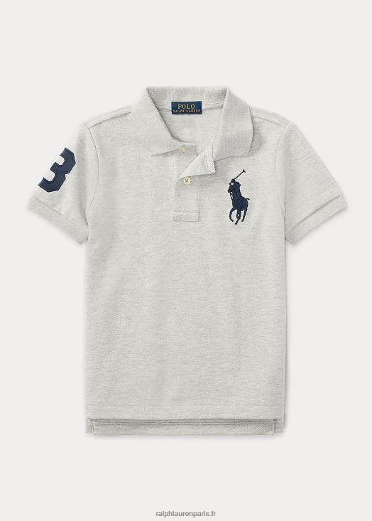 polo big pony en maille de coton 46T60T5711 enfants Ralph Lauren andover bruyère