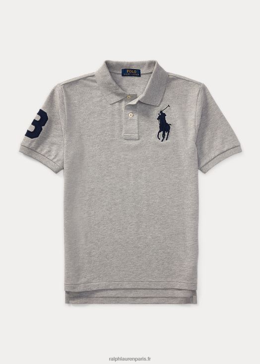 polo big pony en maille de coton 46T60T6061 enfants Ralph Lauren andover bruyère
