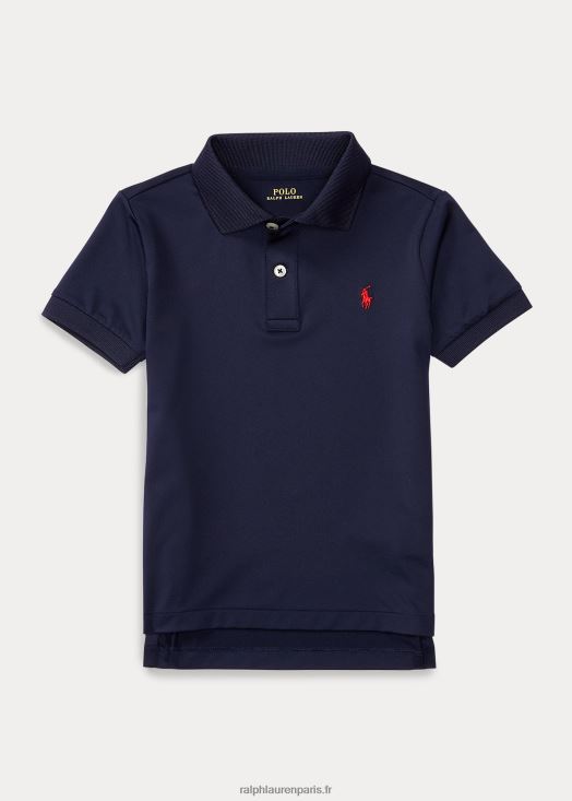 polo en jersey de performance 46T60T5941 enfants Ralph Lauren marine raffinée