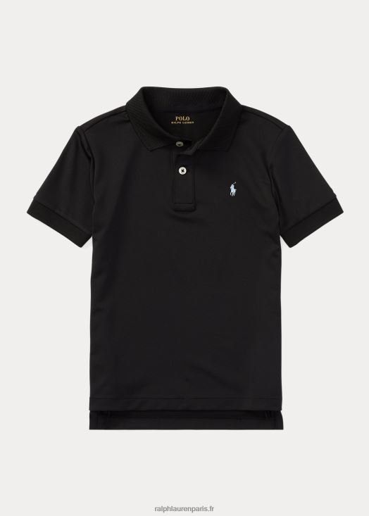 polo en jersey de performance 46T60T5943 enfants Ralph Lauren noir