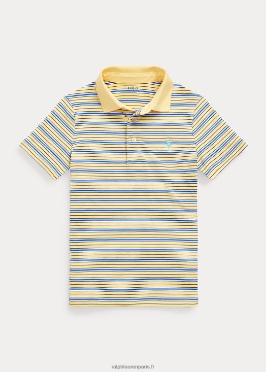 polo en jersey à rayures 46T60T6468 enfants Ralph Lauren maïs jaune multi
