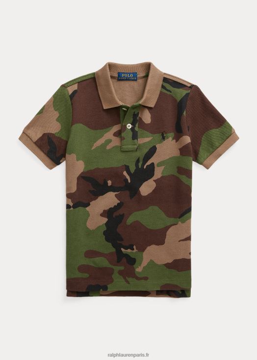polo en maille de coton 46T60T5873 enfants Ralph Lauren surplus de camouflage