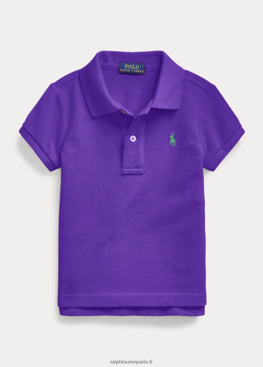 polo en maille de coton 46T60T6740 enfants Ralph Lauren chalet violet