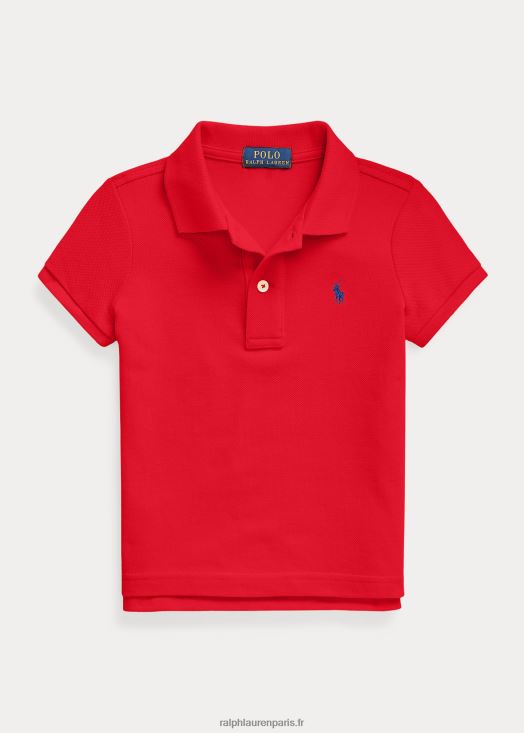 polo en maille de coton 46T60T6741 enfants Ralph Lauren rl 2000 rouge