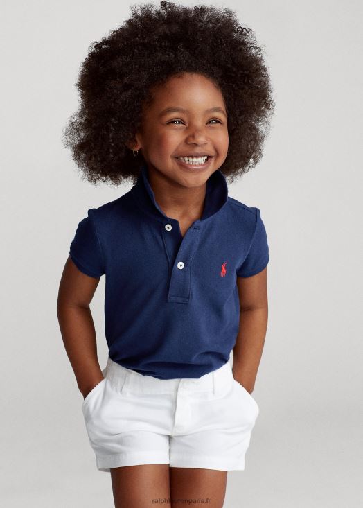 polo en maille de coton 46T60T6752 enfants Ralph Lauren marine de newport