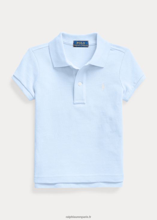 polo en maille de coton 46T60T6756 enfants Ralph Lauren bureau bleu