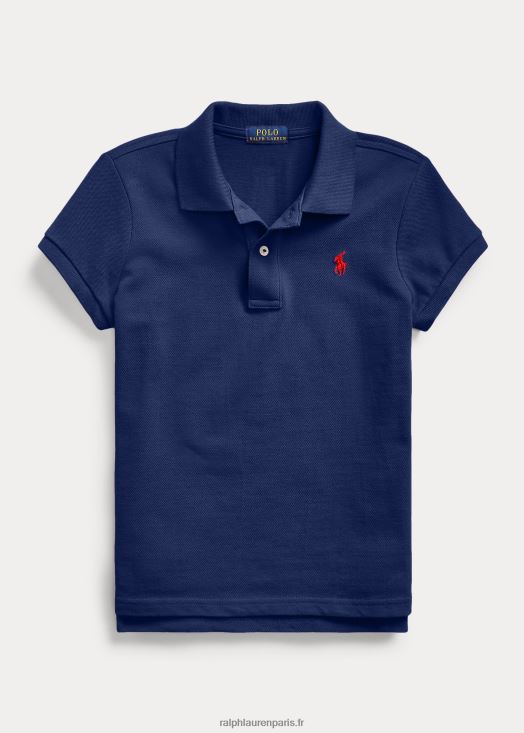 polo en maille de coton 46T60T6993 enfants Ralph Lauren marine de newport